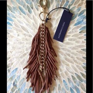 REBECCA MINKOFF - Feather & Fringe Keychain / Fob
